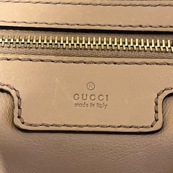 Gucci Boston Joy Leather Bag Beige - Picture 3 of 12